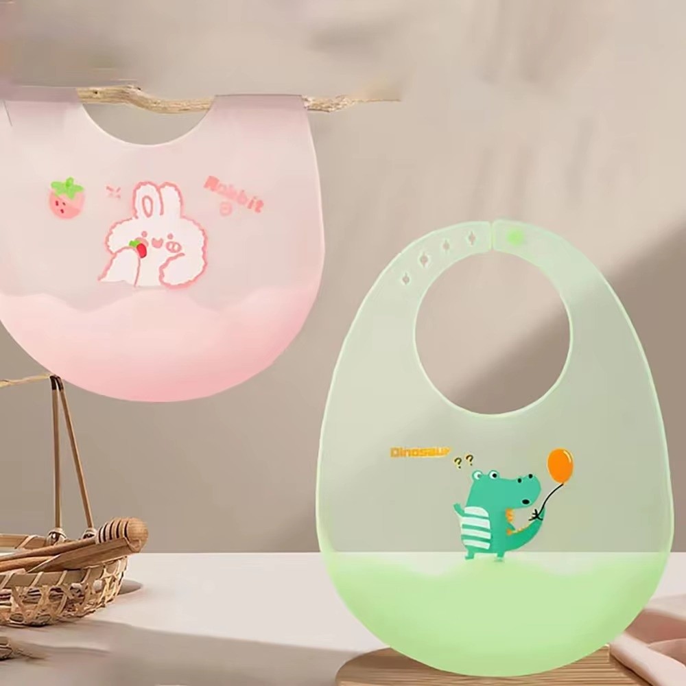 Baby Food Apron - مريلة أطفال كرتونية مقاومة للماء من