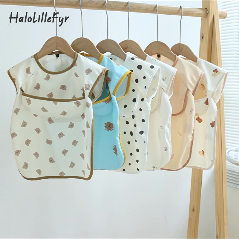 Baby Food Apron - مريلة تغذية للأطفال بدون أكمام من