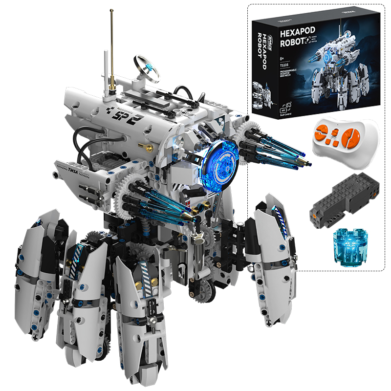 Lego Set City - روبوت سداسي الأرجل للبرمجة التقنية، آلة