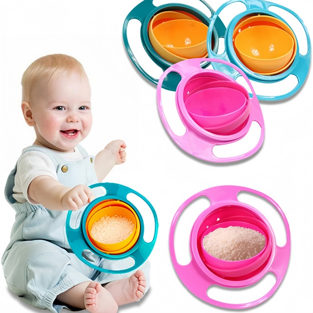 Baby Food Chart - وعاء تغذية الطفل الدوران 360 درجة