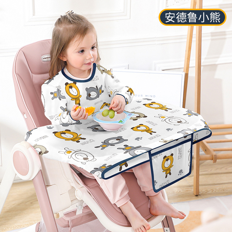 Baby Food Apron - منشفة اللعاب المقاومة للماء لحديثي الولادة