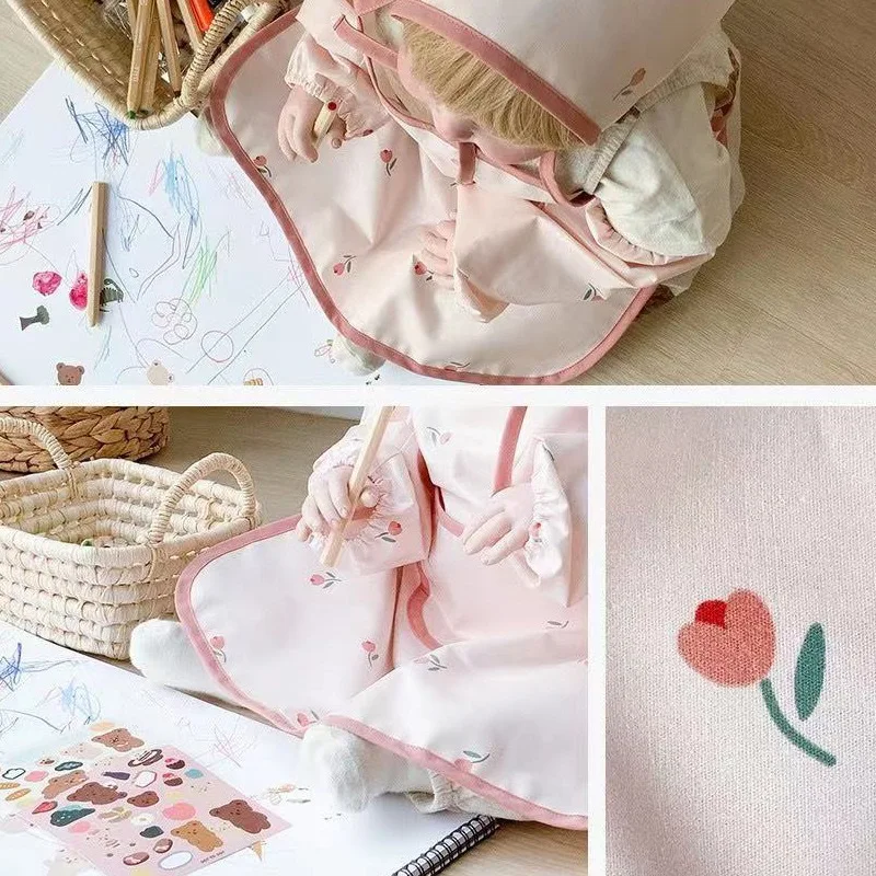لطيف الكرتون الأطفال المئزر ال - مراجعة Baby Food Apron وسعره