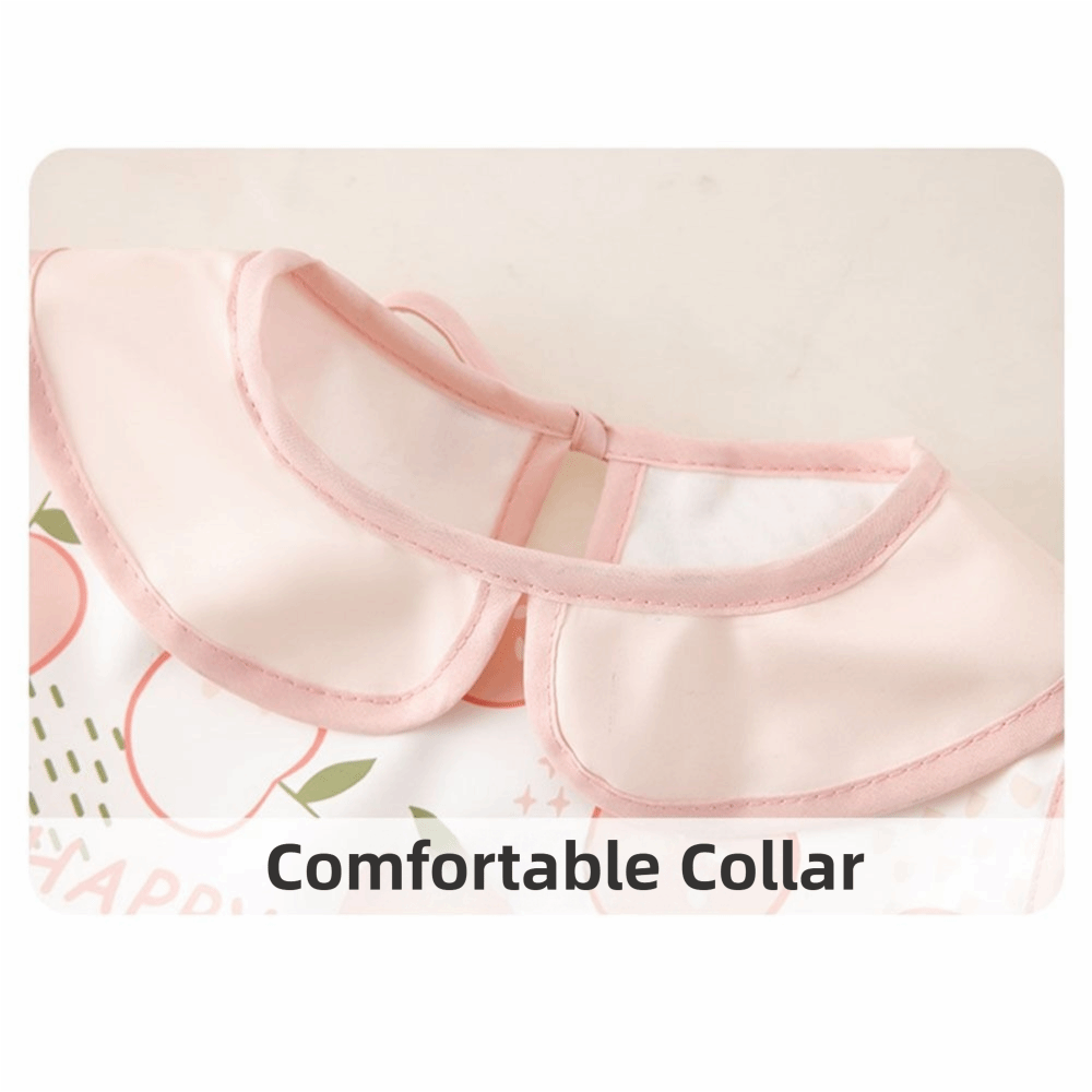 مريلة أطفال بدون أكمام مقاومة  - مراجعة Baby Food Apron وسعره