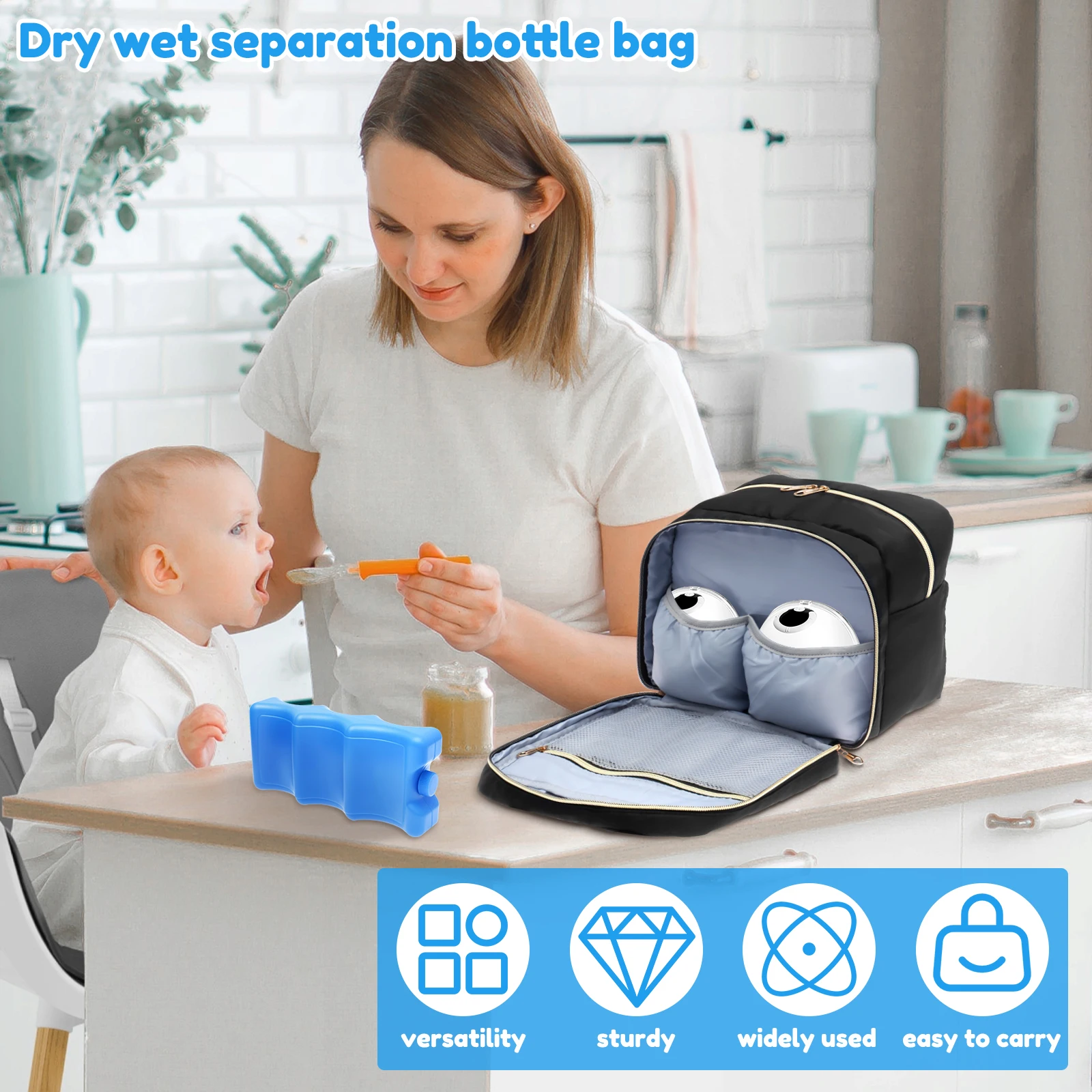 حقيبة تخزين مضخة الثدي مع عبوة - مراجعة Baby Food Packaging وسعره