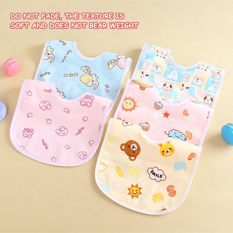 3 قطع من مرايل الأطفال المثلثة - مراجعة Baby Food Apron وسعره
