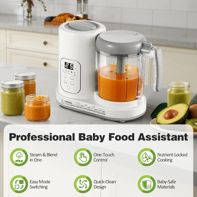 جهاز تحضير طعام الأطفال 4 في 1 - مراجعة Baby Food Quantity وسعره