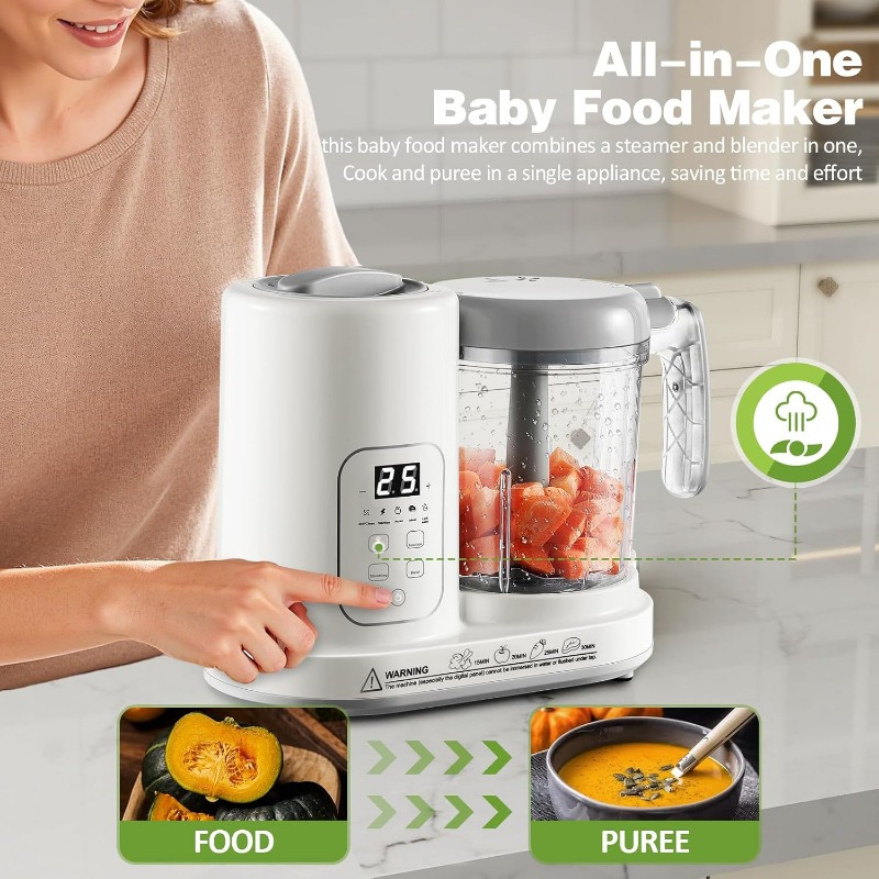 جهاز تحضير طعام الأطفال 4 في 1 - مراجعة Baby Food Quantity وسعره