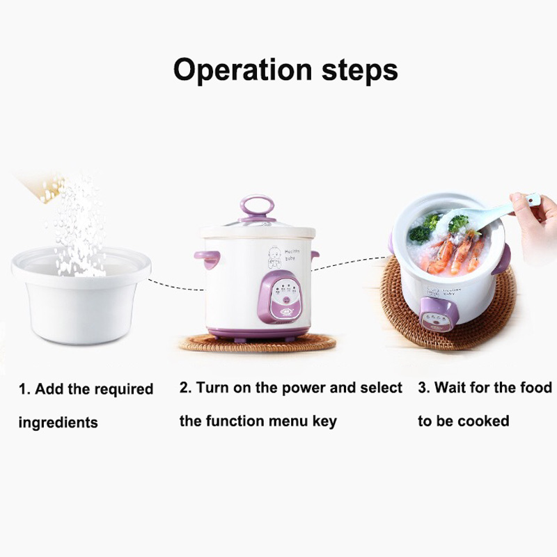قدر طهي كهربائي سيراميك جديد س - مراجعة Baby Food Recipe Book وسعره