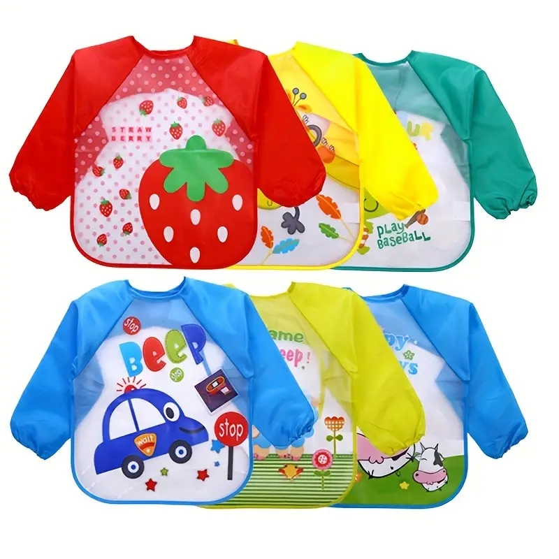 مقاوم للماء إيفا كم كامل الطفل - مراجعة Baby Food Apron وسعره