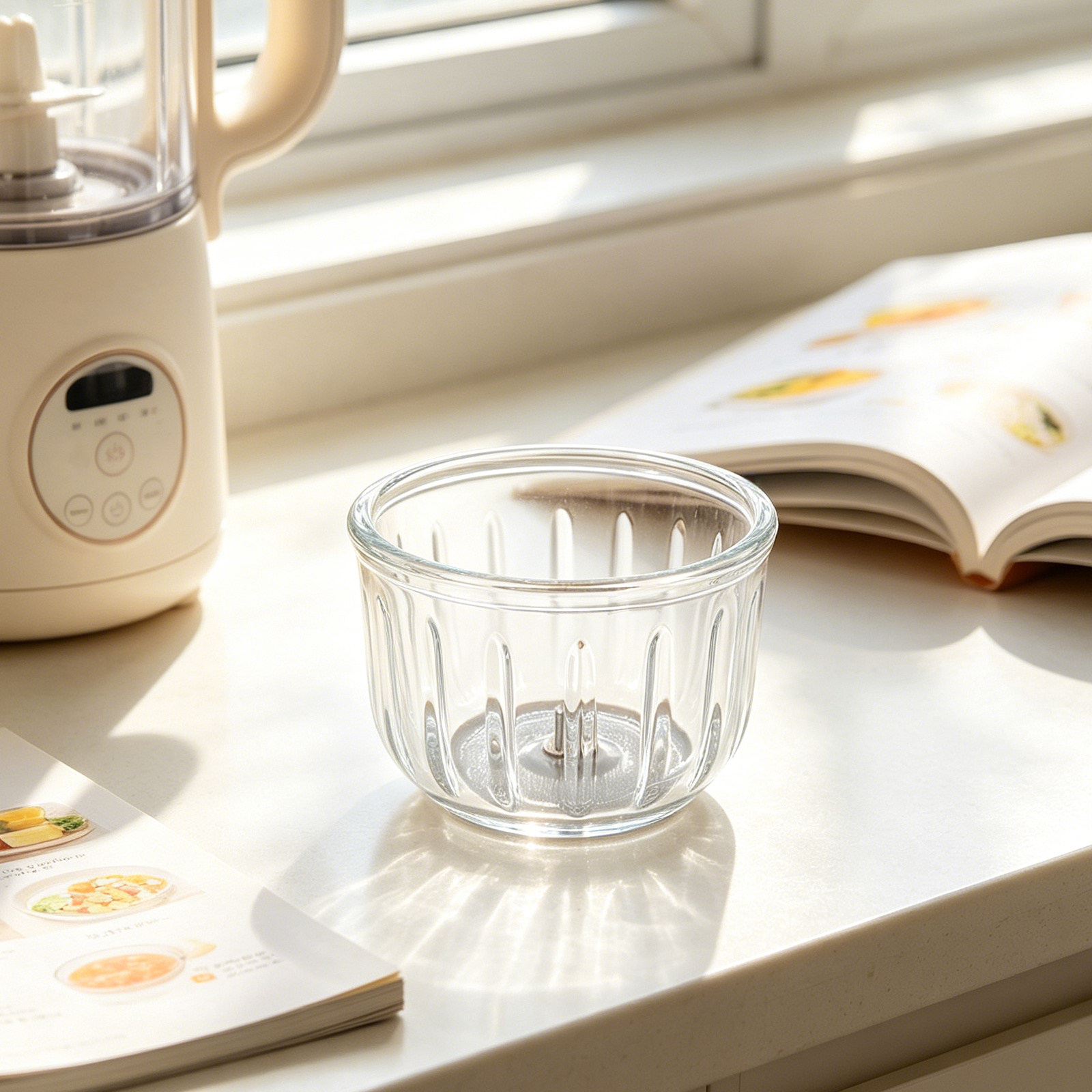 وعاء زجاجي بديل لجهاز طحن طعام - مراجعة Baby Food Maker Baby Safe وسعره